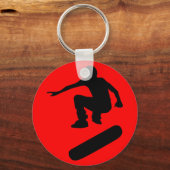 skateboard silhouet sleutelhanger (Voorkant)