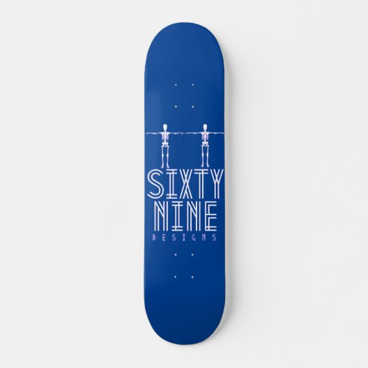 skateboard "SIXTY NINE DESIGN" (Voorkant)