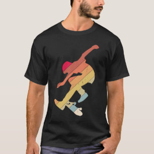 Skateboard Skateboarden Retro Boar T-shirt