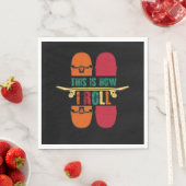 Skateboard Skateboarder Gift Funny Servet (Insitu)