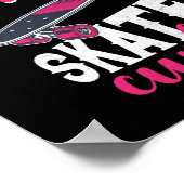 Skateboard Skateboarder Real Girls Schaats Curft Poster (Hoek)