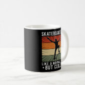 Skateboard Skateboarder Skateboard Pap als een Koffiemok (Voorkant rechts)