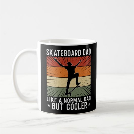 Skateboard Skateboarder Skateboard Pap als een Koffiemok (Links)