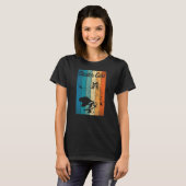 Skateboard Skateboarder Skater Girl  80S T-shirt (Voorkant volledig)