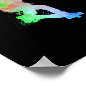 Skateboard Skateboarder Watersplash Skater - Skate Poster (Hoek)