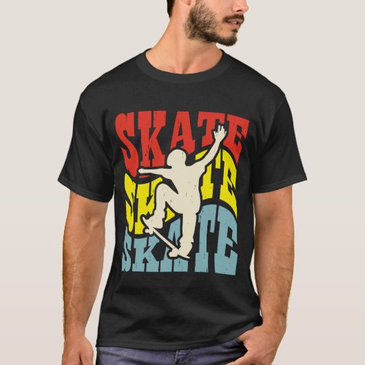 Skateboard Skateboarding Retro Gift for Skateboard T-shirt (Voorkant)