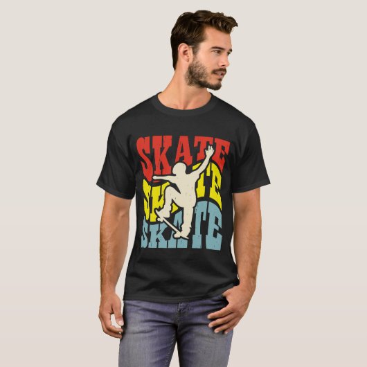 Skateboard Skateboarding Retro Gift for Skateboard T-shirt (Voorkant volledig)
