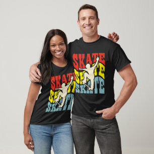 Skateboard Skaten Retro Cadeau voor Skateboard T-shirt