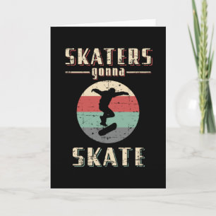 Skateboard Skaten Retro Skateboarden Gift Kaart