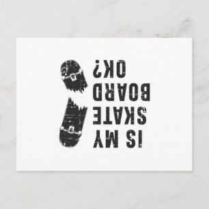 Skateboard Skaten Skaten Gift Idee Briefkaart