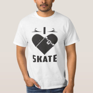 Skateboard Skater Kickflip Skating Funny Gift Idee T-shirt