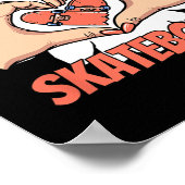 Skateboard Skating Skateboarding Skater Complicate Poster (Hoek)