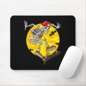 Skateboard Skeleton Funny Halloween Kostuum Schaat Muismat (Met muis)