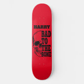 skateboard Skull Gepersonaliseerd Slecht voor bott (Voorkant)