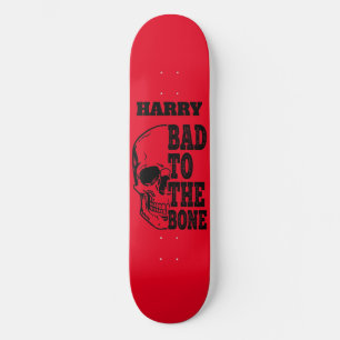 skateboard Skull Gepersonaliseerd Slecht voor bott