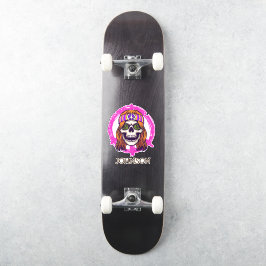 Skateboard SKULL HIPPY Sticker