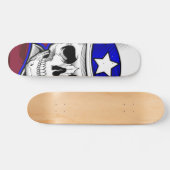 Skateboard - Skull Tattoo Wearing Pet (Horizontaal)