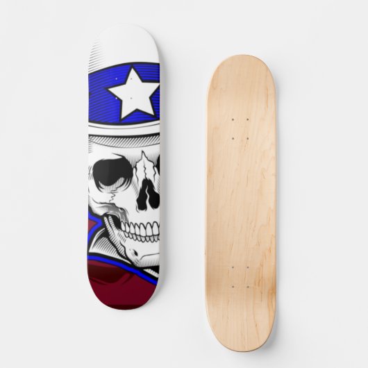 Skateboard - Skull Tattoo Wearing Pet (Voorkant)
