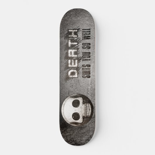 Skateboard Skullmoji Vintage (Voorkant)