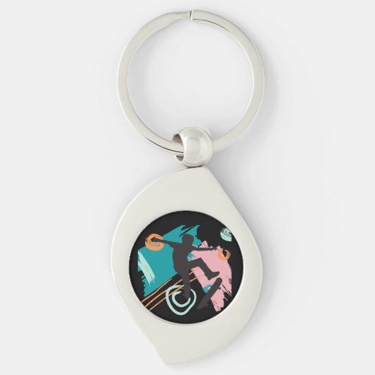 Skateboard Sleutelhanger (Voorkant)