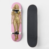 Skateboard Soraya in Goud & Roze (Voorkant)