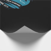 skateboard straat broederschap buurt cadeaupapier (Hoek)