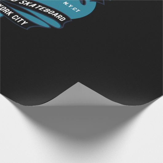 skateboard straat broederschap buurt cadeaupapier (Hoek)
