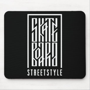 Skateboard Straatstijl - Skateboarder En Skatebo Muismat