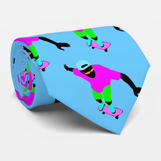 skateboard-stropdas stropdas (Opgerold)