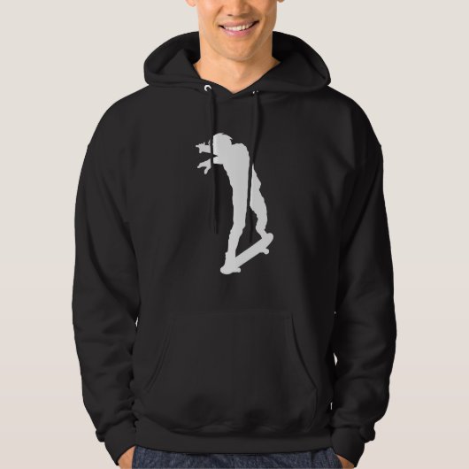 Skateboard Stunt Skater Hoodie (Voorkant)