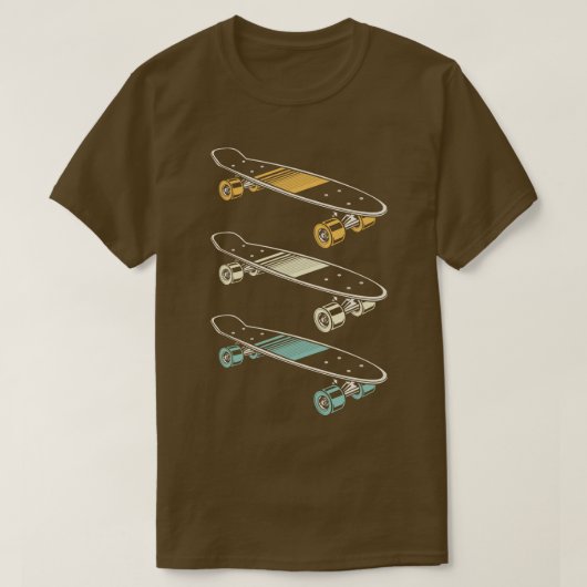 Skateboard Style Schaats Skateboa T-shirt (Design voorkant)