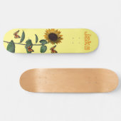 Skateboard Sunflower (Horizontaal)