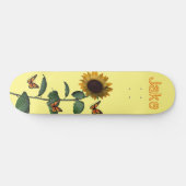Skateboard Sunflower (Horizontaal)