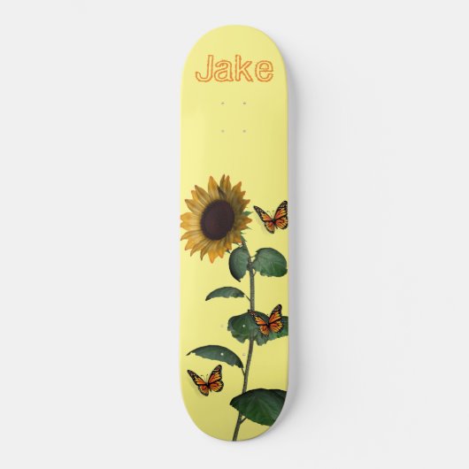 Skateboard Sunflower (Voorkant)