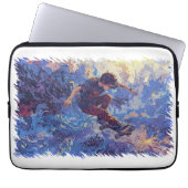 Skateboard Surfen - Skateboarder Laptop Sleeve (Voorkant)