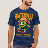Skateboard Sushi Roll Edition T-shirt (Voorkant)