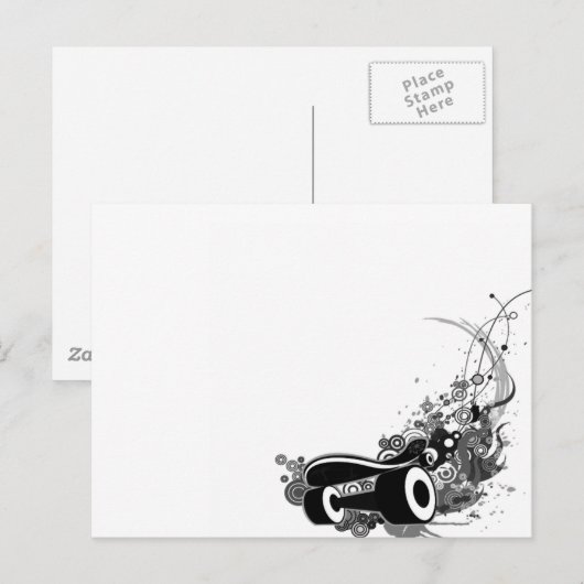 Skateboard Swag Briefkaart (Voorkant / Achterkant)