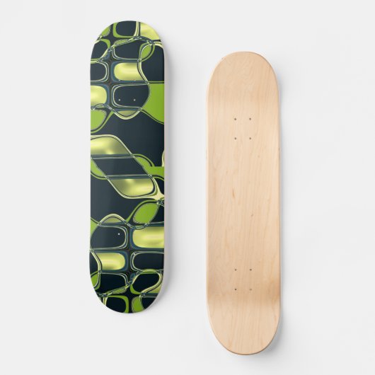 Skateboard, Swerve Limoen Chartreuse Green Persoonlijk Skateboard (Voorkant)