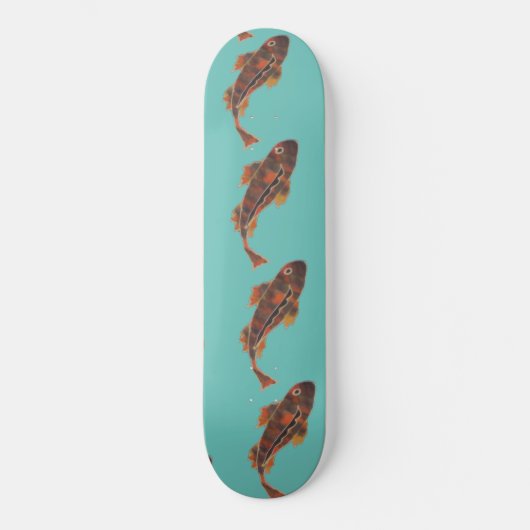 Skateboard - Swimming Koi (Voorkant)