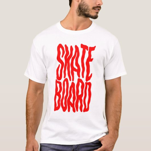 Skateboard T-shirt (Voorkant)