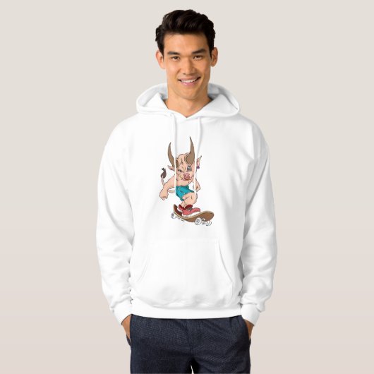 Skateboard Taurus Hoodie (Voorkant volledig)