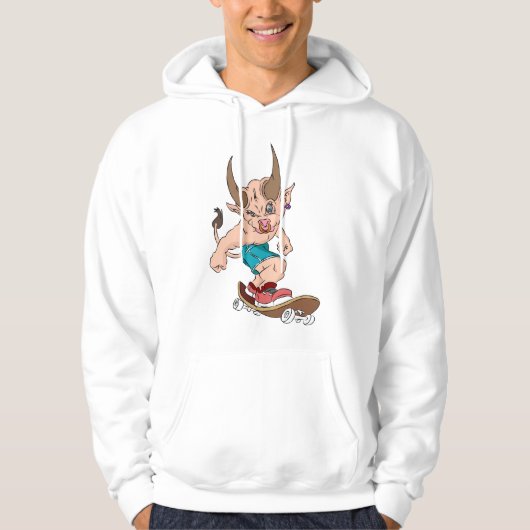Skateboard Taurus Hoodie (Voorkant)