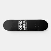 skateboard "TERRY vs OHIO" (Horizontaal)