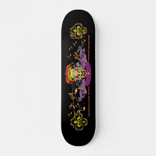 Skateboard-The-Joker-set-1-Black Skateboard (Voorkant)