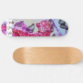 Skateboard TIGER MET BUTTERFLES (Horizontaal)