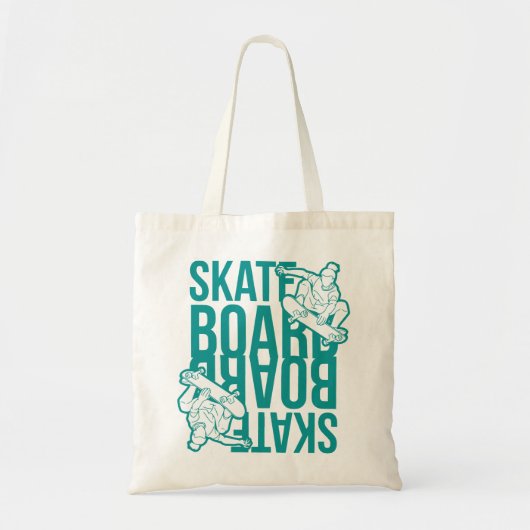 skateboard  tote bag (Voorkant)