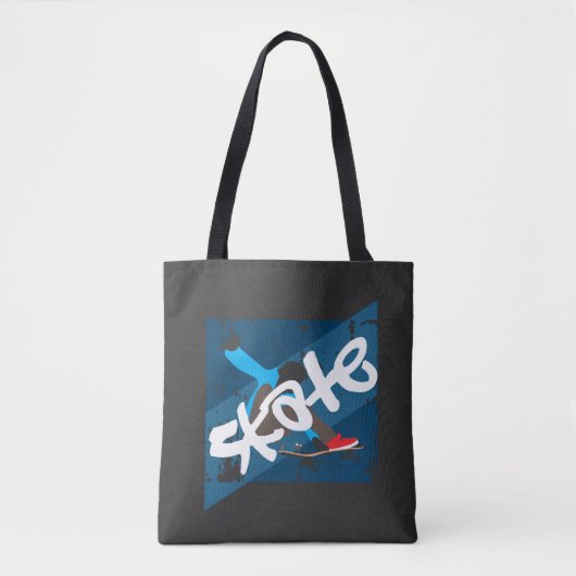 skateboard tote bag (Voorkant)