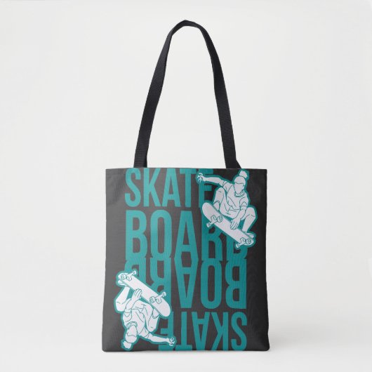 skateboard tote bag (Voorkant)