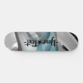 Skateboard Trend Abstracte Kunst Blauwe Oceaan (Horizontaal)