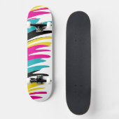 Skateboard Trendy Thick Paint Art (Voorkant)